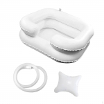 Inflatable Shampoo Basin Hair Washing Station for Bedridden Easy to Use in Bed Sink