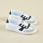 Vabaaja jalutusk&auml;igukingad naistele Mugavad PU-nahast paeltega paksu platvormiga tossud Libisemiskindlad tennised Naiste hingavad jooksujalatsid 35