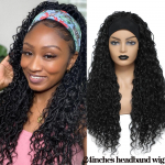 X-TRESS Faux Locs s&uuml;nteetilised parukad Straight Mix Curly Barids Ombre Pruunid v&auml;rvilised heegeldatud punutised Parukas mustadele naistele Pehme rastapats 1B Headband Wig