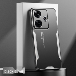 Redmi Note 12 Turbo Metallist Kaitse&uuml;mbris T&auml;ieliku Objektiivikaitsega Redmi Note 12 5G Global