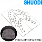 1 pc or 2 pcs or 3 pcs Dental Lab Dental Guide Plate Dental Teeth Guide Plate Ruler Teeth Arrangement on Denture Work 1 piece B