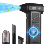 4-in-1 160W elektriline &otilde;hupuhur valgusega 130000RPM 4 kiirusega reguleeritav juhtmevaba kaasaskantav Jet Dry