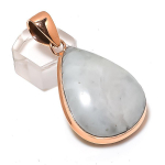 Rainbow Moonstone Handmade Copper Jewelry Pendant 2.09 v0m45