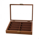 8 Slots Sunglasses Storage Box Glasses Display Case Portable Fashion Flip up Sturdy Eyeglasses