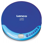 LENCO CD-011BU - Kaasaskantav CD-m&auml;ngija, Discman - Sinine, Lenco sinine