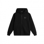 Li Ning Prinditud Tikitud Kardigan Vabaaja Dressipluus Meeste dressipluus Must AWDU027-3 M