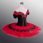Lapsed T&auml;iskasvanud Professionaalne Balleti TUTU Ballerina Printsess Kleit Teismelised T&uuml;drukud Luikede J&auml;rv Tantsukost&uuml;&uuml;m Riided Laps Balleti Riietus 120cm punane