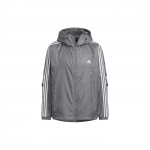 Adidas Kolme triibuga kapuutsiga lukuga jakk Meeste jakid Hall JF3955 L