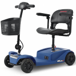 Foldable electric scooter for disabled people, 250W, large battery 12AH blue 250W 12AH