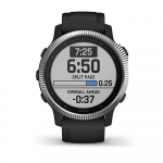 Garmin Fenix 6S/6S Pro/6S safiirkellale Metallist raamiring Roostevabast terasest skulptuursete ajam&auml;rkidega Kleepuv Kriimustusvastane kate For Fenix 6S