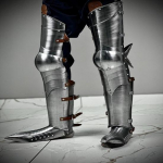 R&uuml;&uuml;telk&otilde;rge Jala Komplekt Saksa Gooti 18g Pehme Teras Jala Komplekt Keskaegne LARP Cosplay Halloweeni Kost&uuml;&uuml;m Parim Kingitus