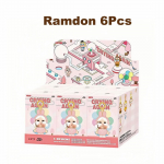 Nuttav beebi nutab j&auml;lle seeria pime karp vin&uuml;&uuml;l n&auml;oga nukk v&otilde;tmehoidjad ripats kaunistus m&uuml;steeriumikott pl&uuml;&uuml;sm&auml;nguasi s&uuml;nnip&auml;evakingitus random 6Pcs