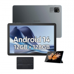 Blackview Tab 60 WiFi tahvelarvuti 10,1 tolli Android 14 12GB/128GB WiFi 6 Widevine L1 tablet+keyboard