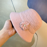 P&otilde;hiline M&uuml;ts Uus Naiste S&uuml;gis-Talvine Kokkupandav Mood Soe P&auml;rl-Lillega &Auml;mbrim&uuml;ts Adjustable roosa