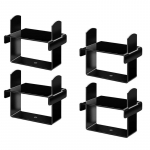 4 Pcs Leaf Spring Clamp Kit Leaf Springs up to 2.5&rdquo; Wide Lock Spring Together for Vehicles Stabilizing Control one size