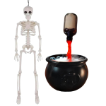 Halloweeni kaunistus ujuva joogipudeli ja difuusoriga peokopp 30ml One Size white