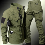 Tuulekindel veekindel biker kost&uuml;&uuml;m meeste jope p&uuml;ksid komplektid talvehai nahast Soft Shell &uuml;htlane soojad fliismantlid XXXL
