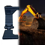 Mini ekskavaatori jalgpedaal Kaevamine K&auml;imine Lihtne paigaldus Asendab osa jaoks Right Mount Hole 2cm