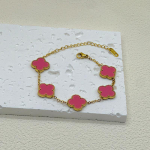 15mm K&otilde;rge Versioon Viie &Otilde;iega &Otilde;nnelik Nelileheline Ristik 18k V&auml;rvimuutuseta Kahepoolne Kestast K&auml;ev&otilde;ru 18K