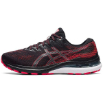 Asics Gel Kayano 28 Must Elektrpunane Meeste Tennised 1011B189-002 40