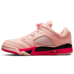 Air Jordan 5 Retro Low T&uuml;drukute Korvpalliketsid Naiste Tennised Roosa DA8016-806 35.5