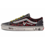 Stranger Things x Vans Style 36 Hellfire Club Unisex Tossud Must Punane VN0A3DZ3Y09 34.5