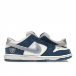 S&uuml;ndinud x Kasvanud x Nike Dunk Low SB &Uuml;ks plokk korraga Unisex tossud Sinine S&uuml;gav-kuninglik-sinine Valge FN7819-400 36.5