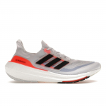 Adidas UltraBoost Light Valge P&auml;ikesepunane Unisex Tossud Pilvevalge S&uuml;simust HQ6351 40