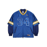 Nike Ambush Koost&ouml;&ouml; SS23 Ameerika Retro L&otilde;tv Baseballi Kraega Kihtjakk Unisex Jakk Sinine DX6917-455 XS