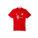 Adidas Bayern koduv&auml;ljaku embleem logotr&uuml;kiga lai l&uuml;hikeste varrukatega polo s&auml;rk jalgpallis&auml;rk meeste pealisriided punane AI0049 S