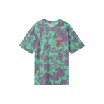 Nike Vabaaja Tie-Dye Prindiga &Uuml;mmarguse Kaelusega T-s&auml;rk Meeste Topid Roheline FD0066-363 L