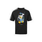 Adidas NEO Pildiga Donald Duck Sport L&uuml;hikeste Varrukatega T-s&auml;rk Meeste Topid Must GJ5647 XL