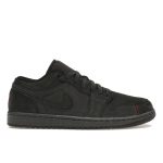 Air Jordan 1 Low SE Craft Dark Smoke Red Meeste Tossud Hall Tume Suitsuhall Varsity-Punane FD8635-001 47.5