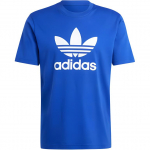 Adidas Adicolor Trefoil &Uuml;mmarguse kaelusega L&uuml;hikeste varrukatega T-s&auml;rk Meeste Topid L&auml;bipaistev-Sinine IZ3058