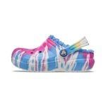 Crocs Classic Lined Mugavad Tie-Dye Mustriga Puidust Tald Lihtsad Sandaalid Laste Sandaalid Roosa Sinine 206683-4SO 25-26