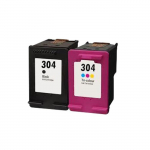 Ensemble De 2 Remanufactur&eacute; Encre Cartouches Pour HP 304XL Deskjet 3720 3730 3732 3733 All-in-One