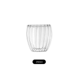 250/350/450 ml Ripple Klaas Kahe seinaga Kohvikruus Hommikus&ouml;&ouml;gitass Kuumakindel tee Piima Mahl Kruus &Otilde;lu Vesi Klaas Joogin&otilde;ud 301-400ml