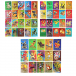 55 tk (11 haruldast GX-i + 15V-max + 14V + 7 Pikchu CosPlay'i + 4 tavalist + 2 haruldast + 2 salap&auml;rast FD-d) TCG kuldkaardikomplektid kingituseks, kollektsiooniks, f&auml;nnidele One Size