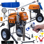 Rosfix V&auml;rvi- ja pahtlipihustusseade Tornado Pro RTR5 UltraSpray &ndash; V&otilde;imsus 4000W | R&otilde;hk 22MPA | Voolukiirus 6,5L/min