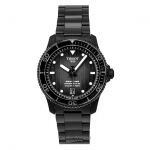 Tissot Seastar 1000 Roostevaba teras Hall ja must sihver Automaatne sukeldumiskell T120.807.33.051.00 300M Meeste k&auml;ekell must