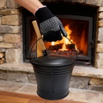 Fireplace Ash Bucket Professional Easy to Use Multifunctional Tool