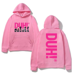 KPOP P1Harmony DUH Album Naljakas Huppar Hip Hop Graafiline Dressipluus 90ndate Vintage Streetwear Harajuku Jooksudress Y2K R&otilde;ivad M pink