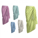 Pareo serviette de plage - Jose Albero Puerto - Remann - 100x180 cm - Multicolore - Coton - Jacquard - Lavage &agrave; la main puhas