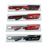 Autokleebis GT Line m&auml;rgi embleem Peugeot GT 308 508 3008 5008 KIA Forte Optima Picanto Stinger Sorento Renault Clio jaoks D