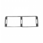Suitable for BMW old 3 series E46 interior modification carbon fiber central control air conditioner trend decorative sticker valge
