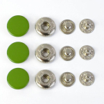 Meetee 100 komplekti 10-17mm metalln&ouml;&ouml;bid 14 v&auml;rvi press-n&ouml;&ouml;bid nahkriietuse kottide kaunistamiseks kinnitusn&ouml;&ouml;pide komplekt &otilde;mblustarvikud 10mm 655-100Sets roheline