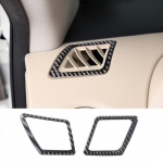 Carbon fiber Dashboard Side Air Vent Trim Sticker For Nissan Pathfinder 2013-18