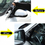 Glossy Black ABS anti-wind buffeting deflector For BMW X1 23-24