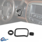 Gear Shift/Emergency Lamp keyhole Cover Trim for Chevy Silverado/GMC Sierra ABS