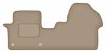 Dywaniki samochodowe prz&oacute;d do: Citroen Jumpy III 2 rzędy (2018-) beżowe